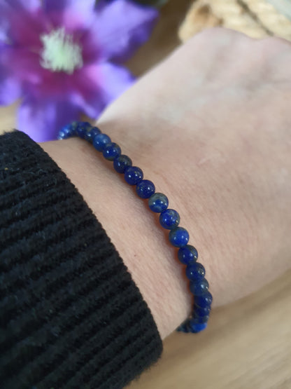 Edelsteen Armband Lapis Lazuli 4mm