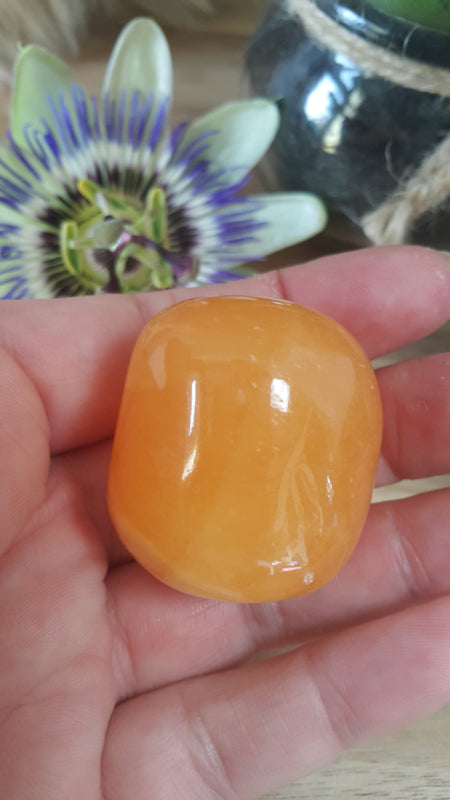 Oranje Calciet handsteen