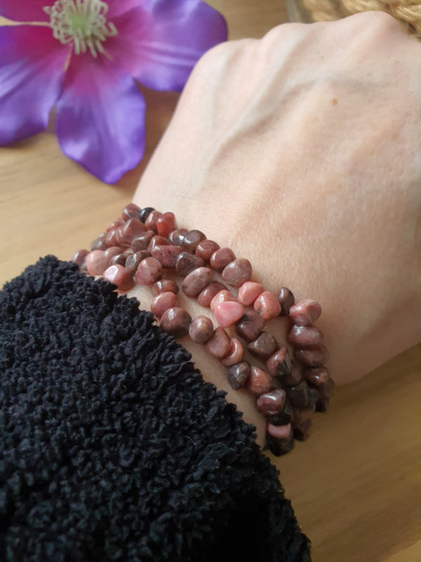 Splitarmband Rhodoniet