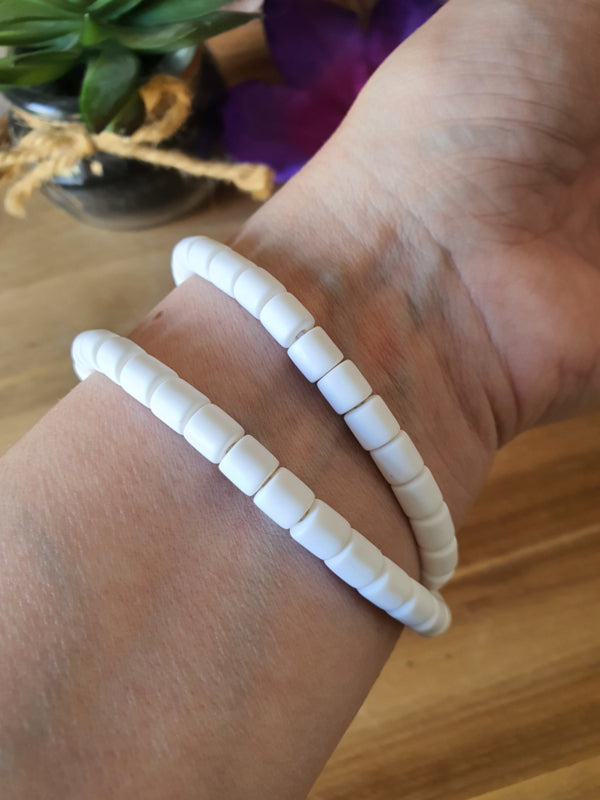 Elastische / rekbare (choker) ketting en armband 2 in 1 sieraad met Bergkristallen hartje