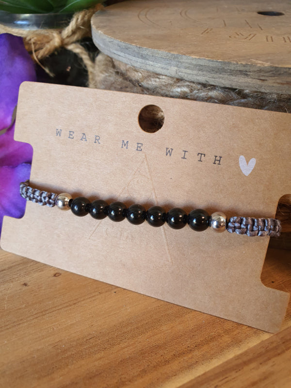 Armband zwarte Toermalijn