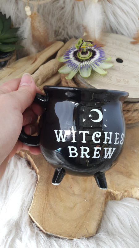 Beker / mok "Witches Brew" zwart