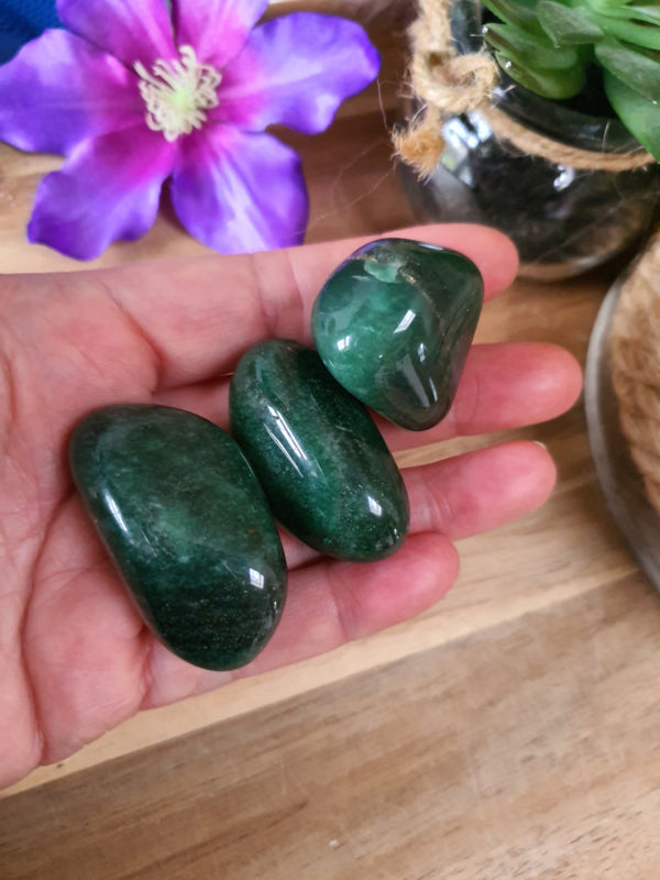Groene Aventurijn trommelsteen 30-40gram