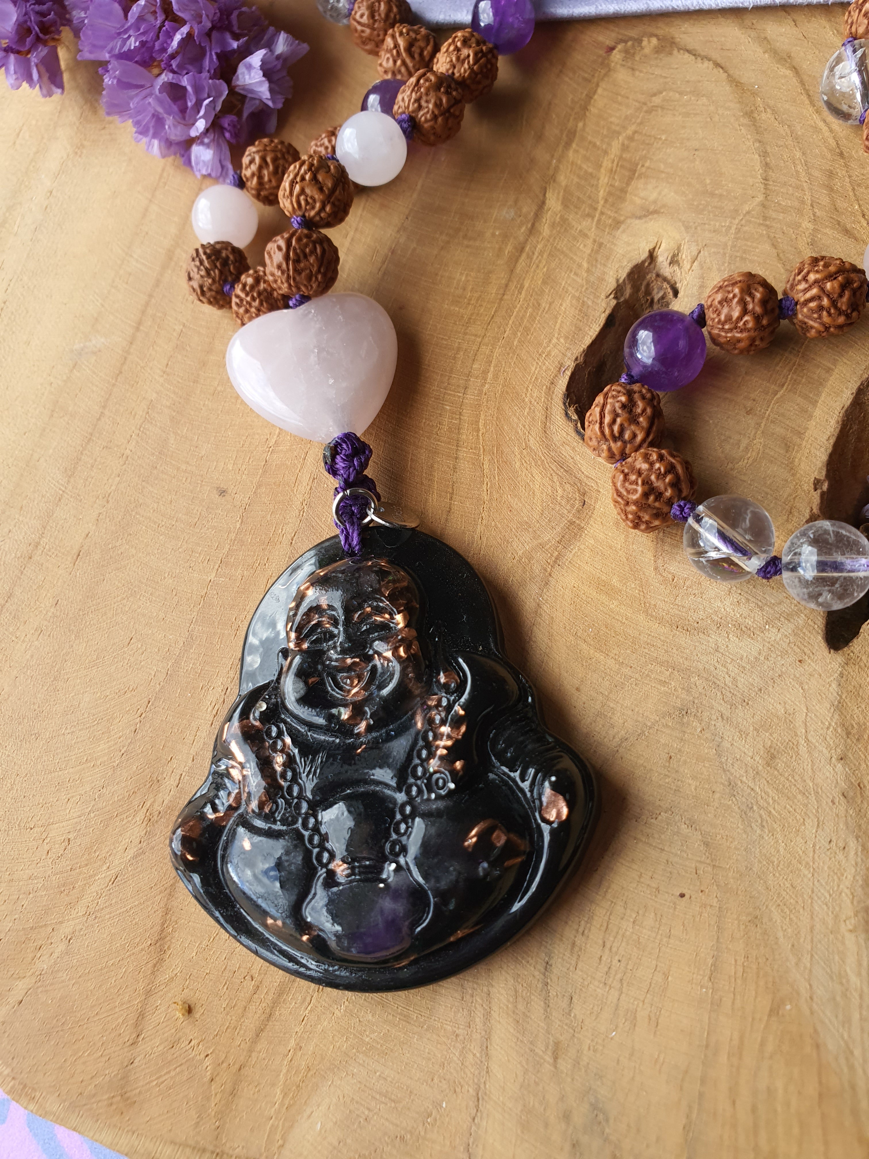 lachende Boeddha mala