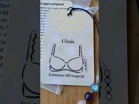 Edelstenen BH Hangertje Hooggevoeligheid