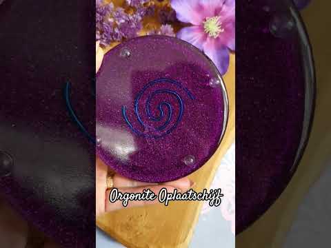 Orgonite Oplaadschijf Shungiet met Celestial Symbool