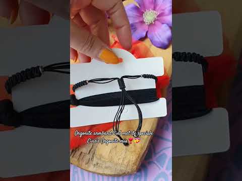 Cinsis Orgonite mix: Orgonite armband 2 in 1 nr 5009